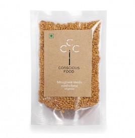 Conscious Food Fenugreek Seeds Methidana Organic  Pack  100 grams